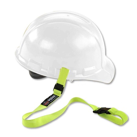 Ergodyne 3150 Lime Elastic Hard Hat Lanyard with Buckle 19150